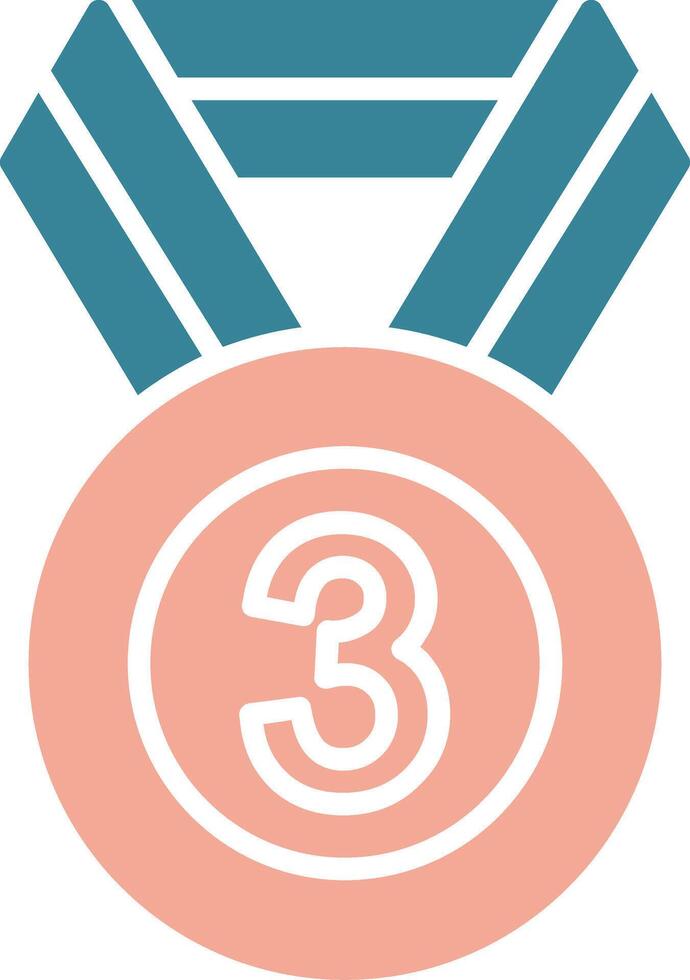 3rd Prize Conceptual App Symbol vector
