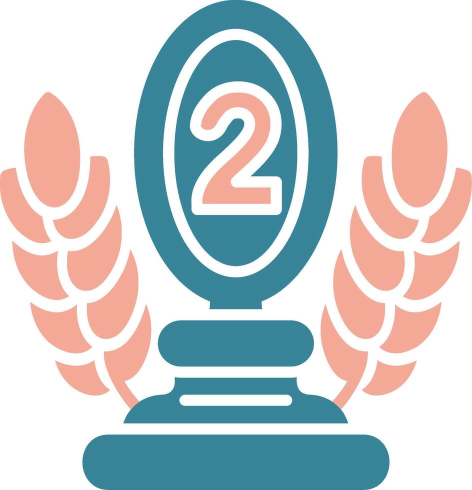 2nd Prize Clear UX Symbol vector
