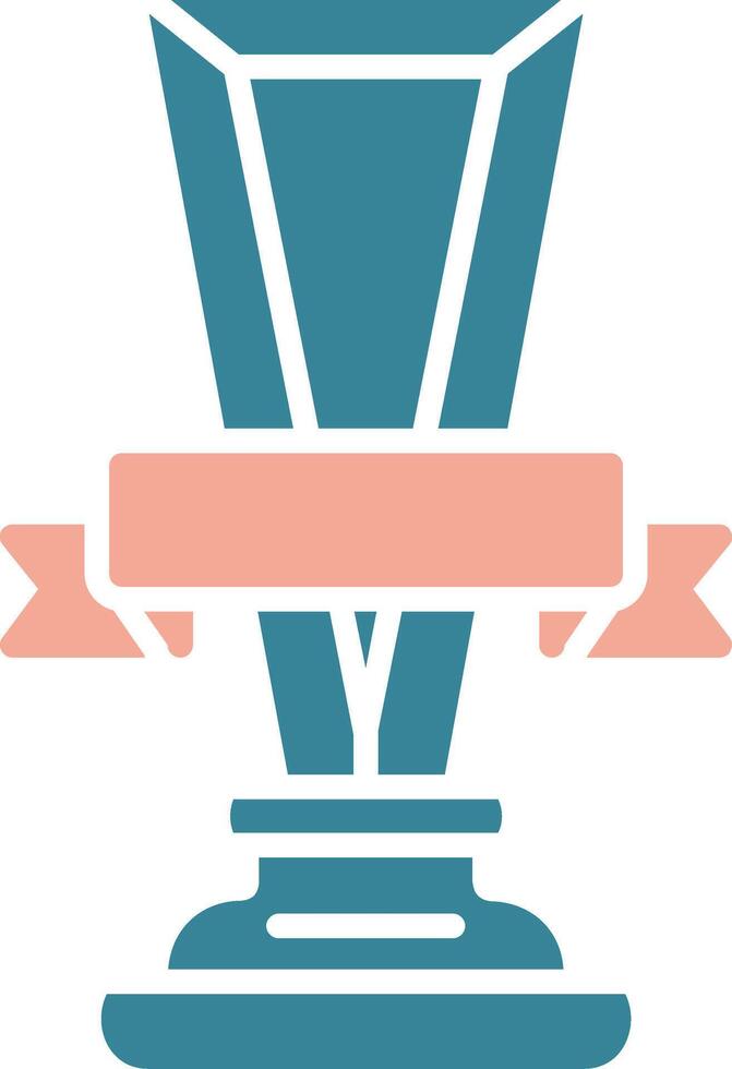 Trophy Cup Sharp Tech Symbol vector