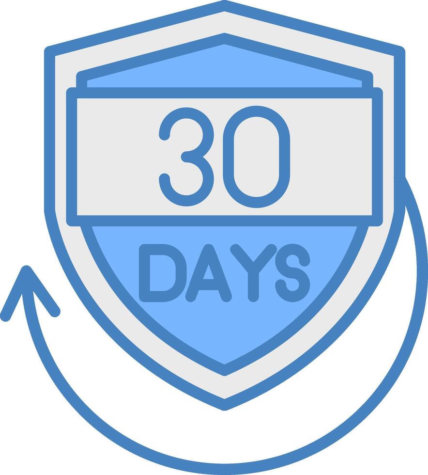 30 Days Minimal Interface Shape vector
