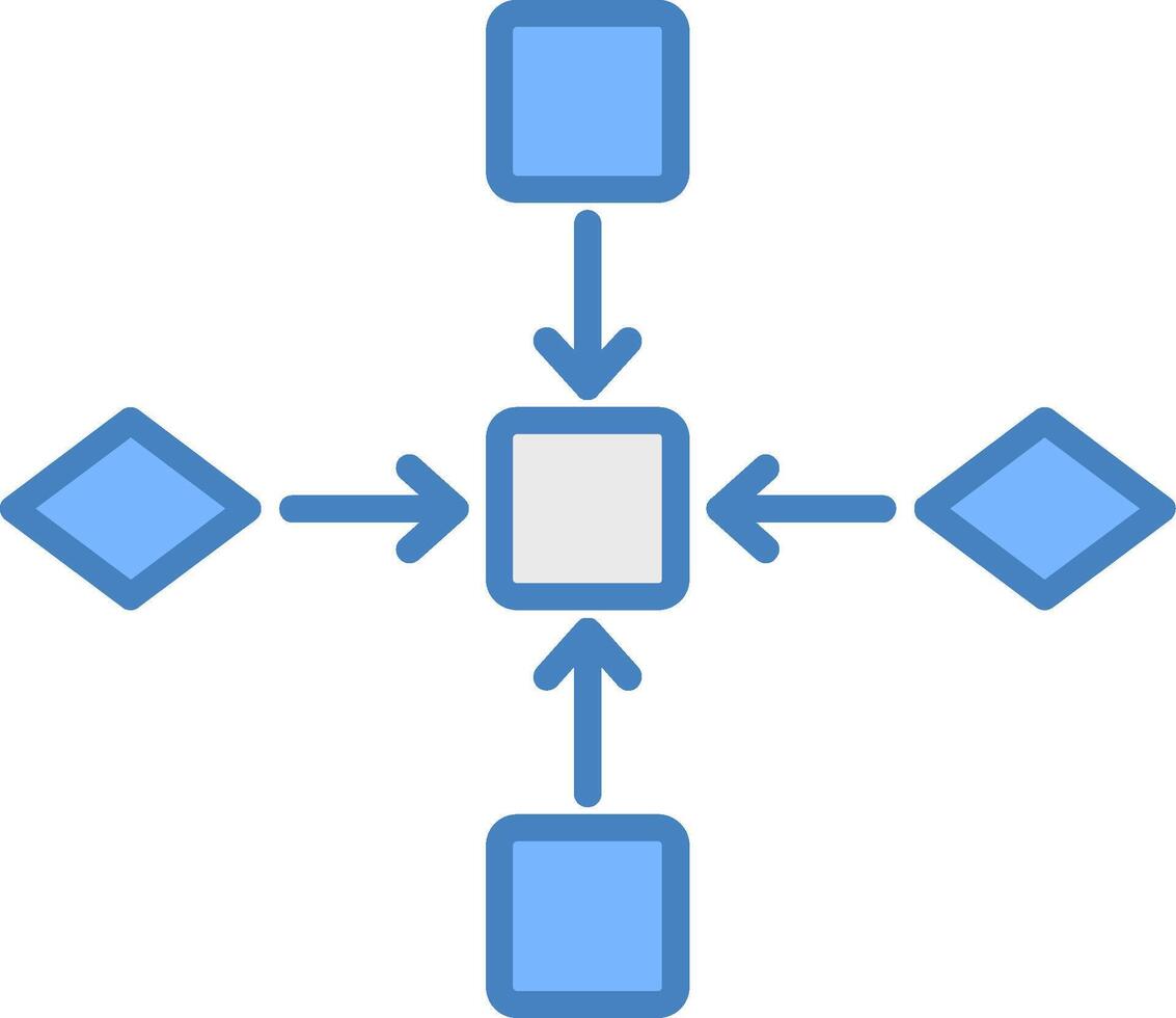 Diagram Tech Badge Concept vector