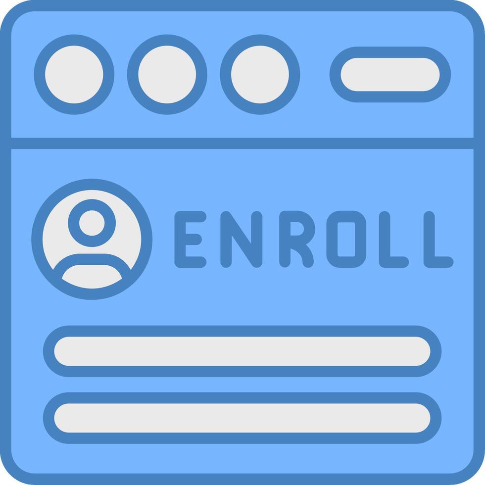 Enroll Optimized Icon Feature vector