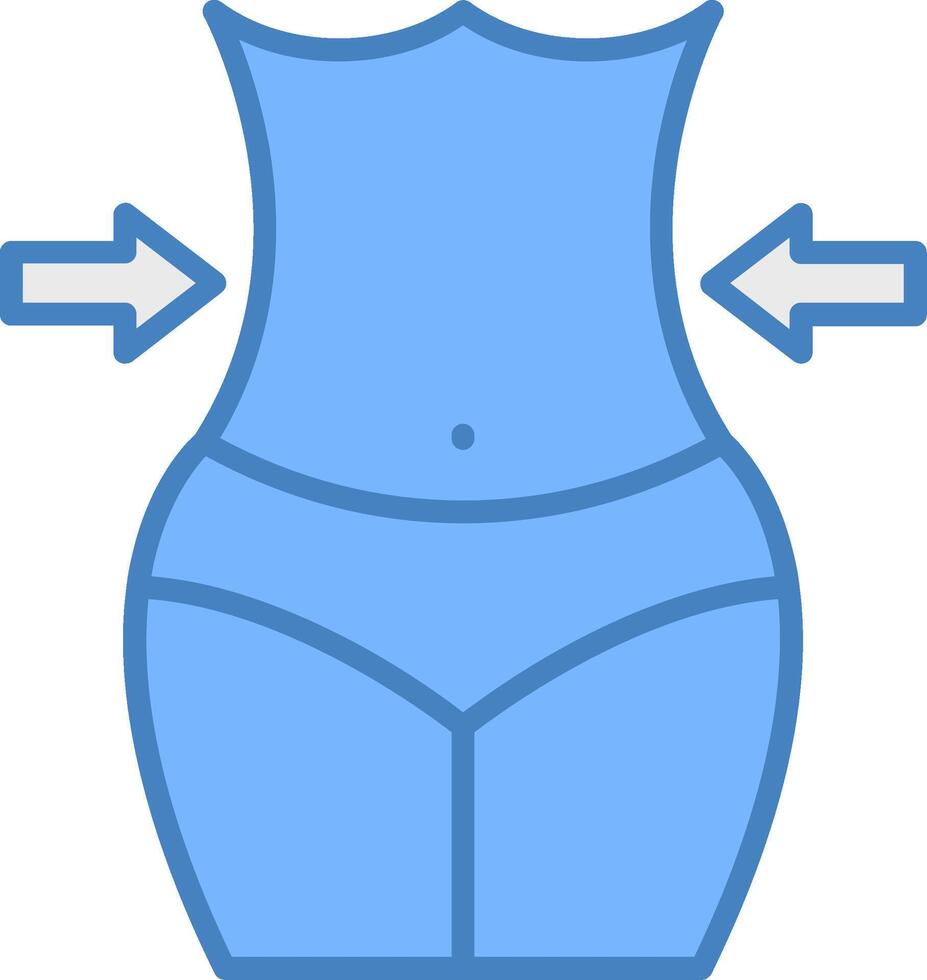 Weight Loss Solid UX Block vector