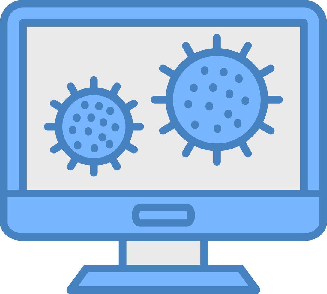 Bacteria Solid UX Block vector