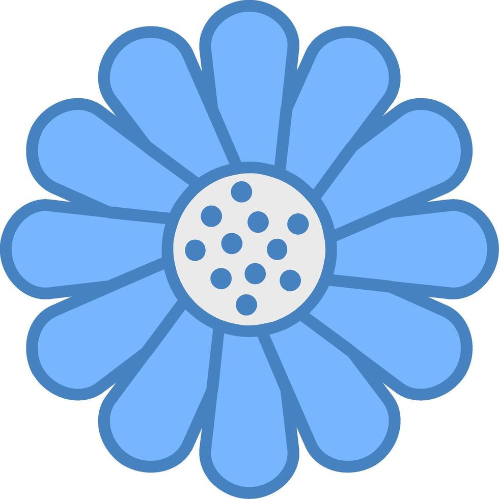 Chamomile Soft Tone Object vector