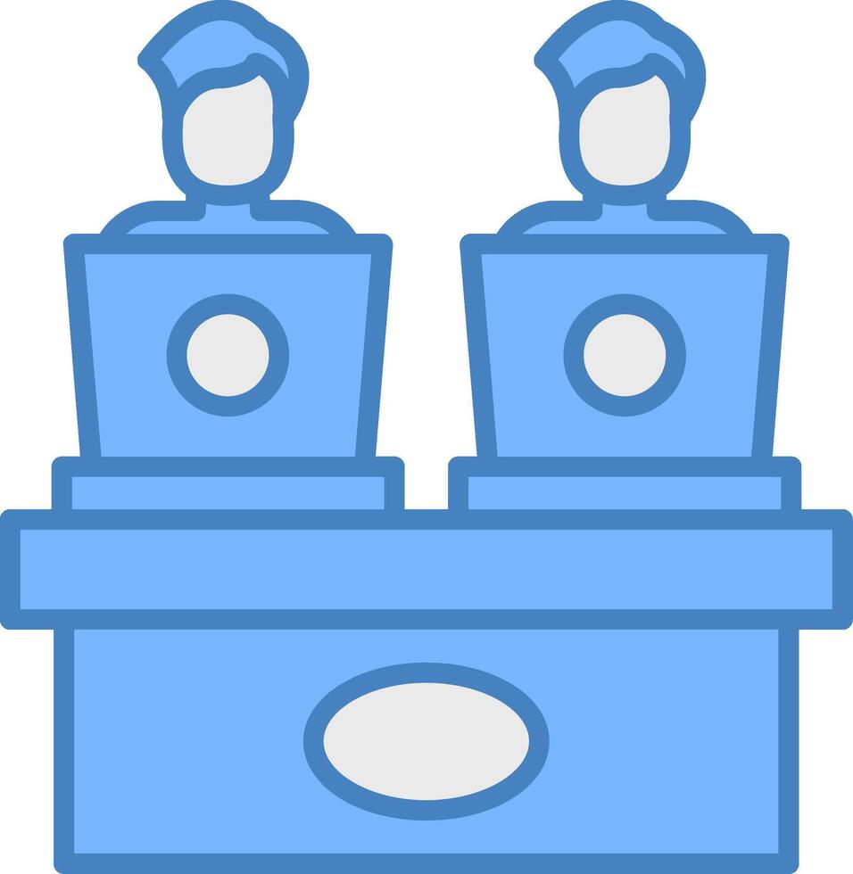 Coworking Streamlined Mark vector