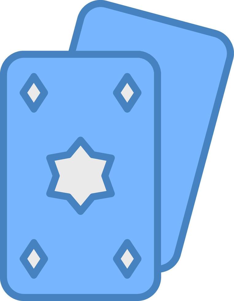 Poker Handcrafted Line Element vector