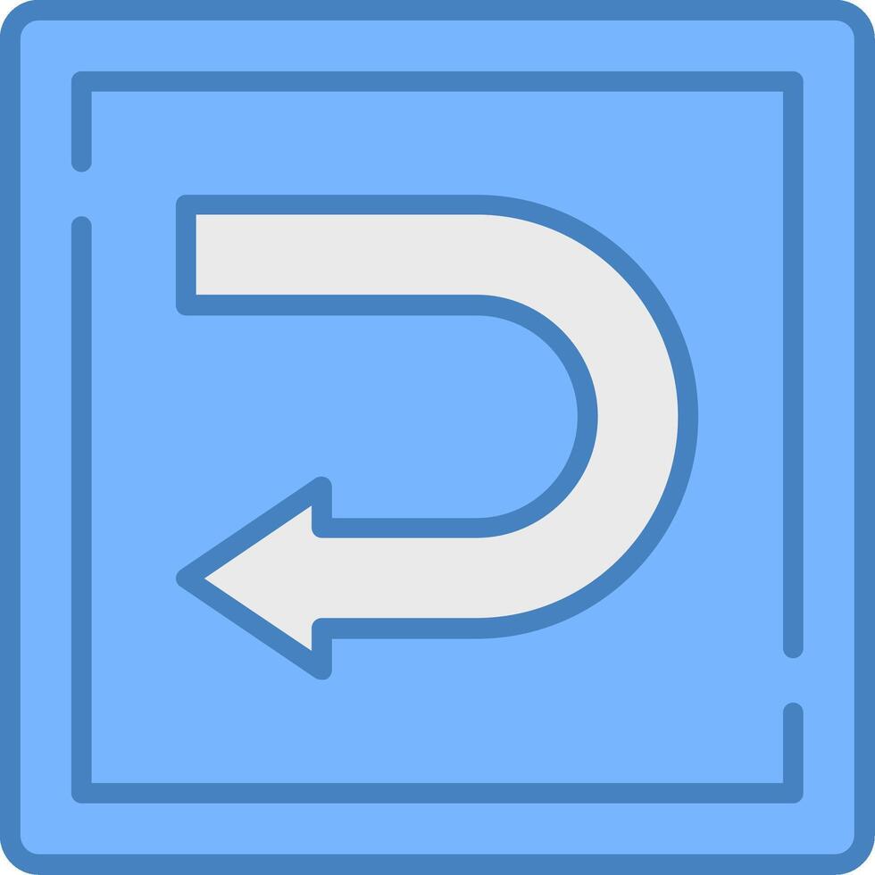 Undo Streamlined Mark vector