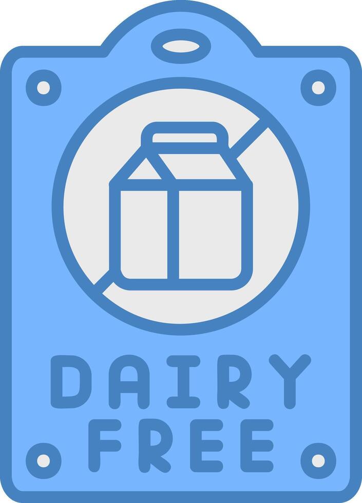 Dairy Free Clear UX Symbol vector