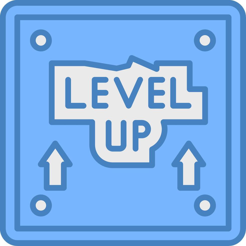 Level Up Sharp Tech Symbol vector