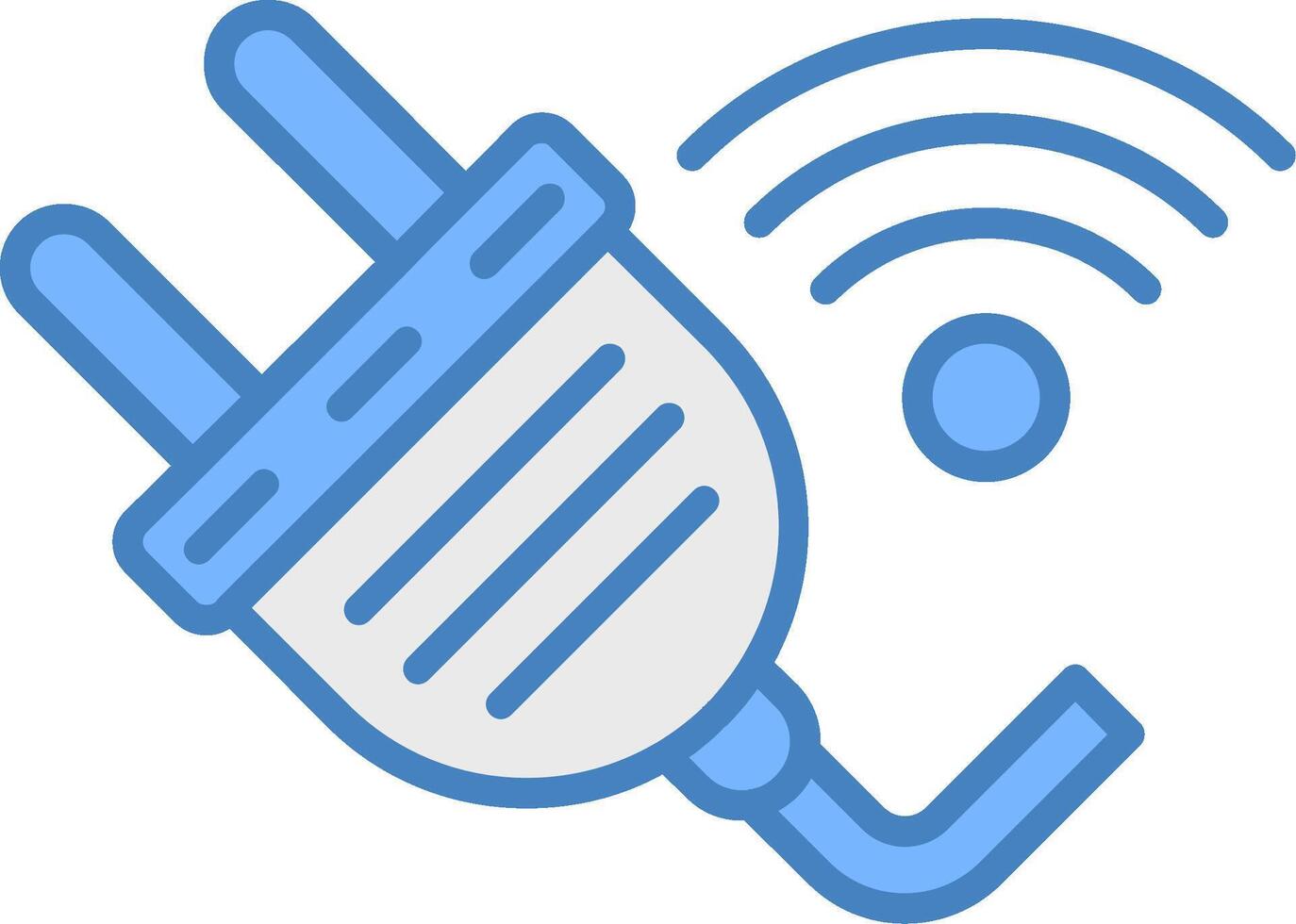 Smart Plug Color Block Symbol vector