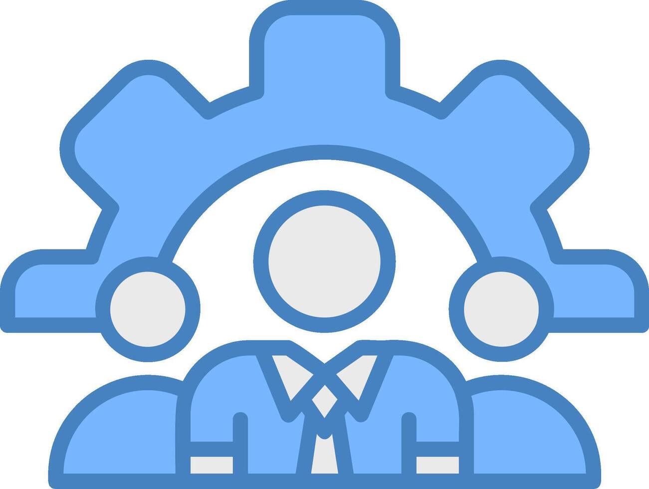 Team Management Next-Gen App Graphic vector