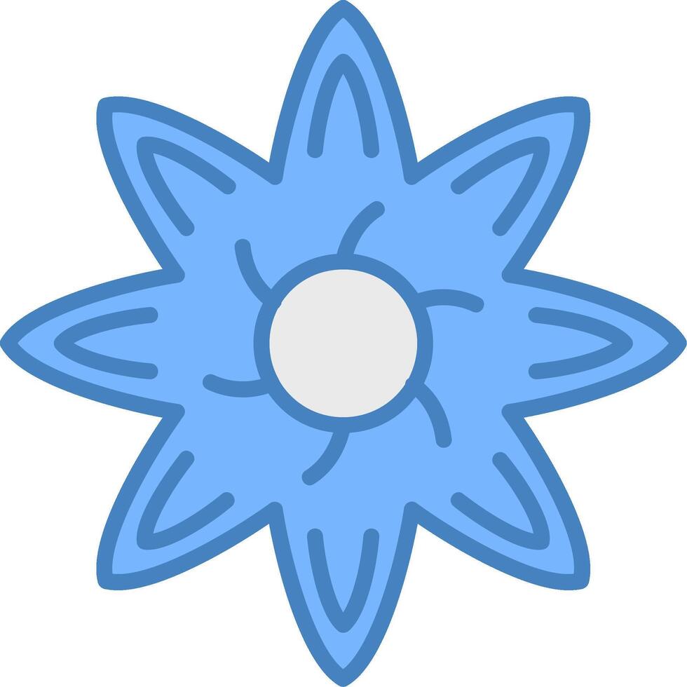 Borage Refined Icon Sketch vector