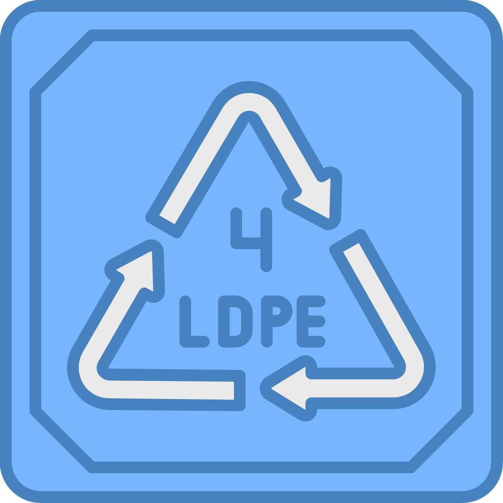 Low Density Polyethylene Expressive Design Asset vector