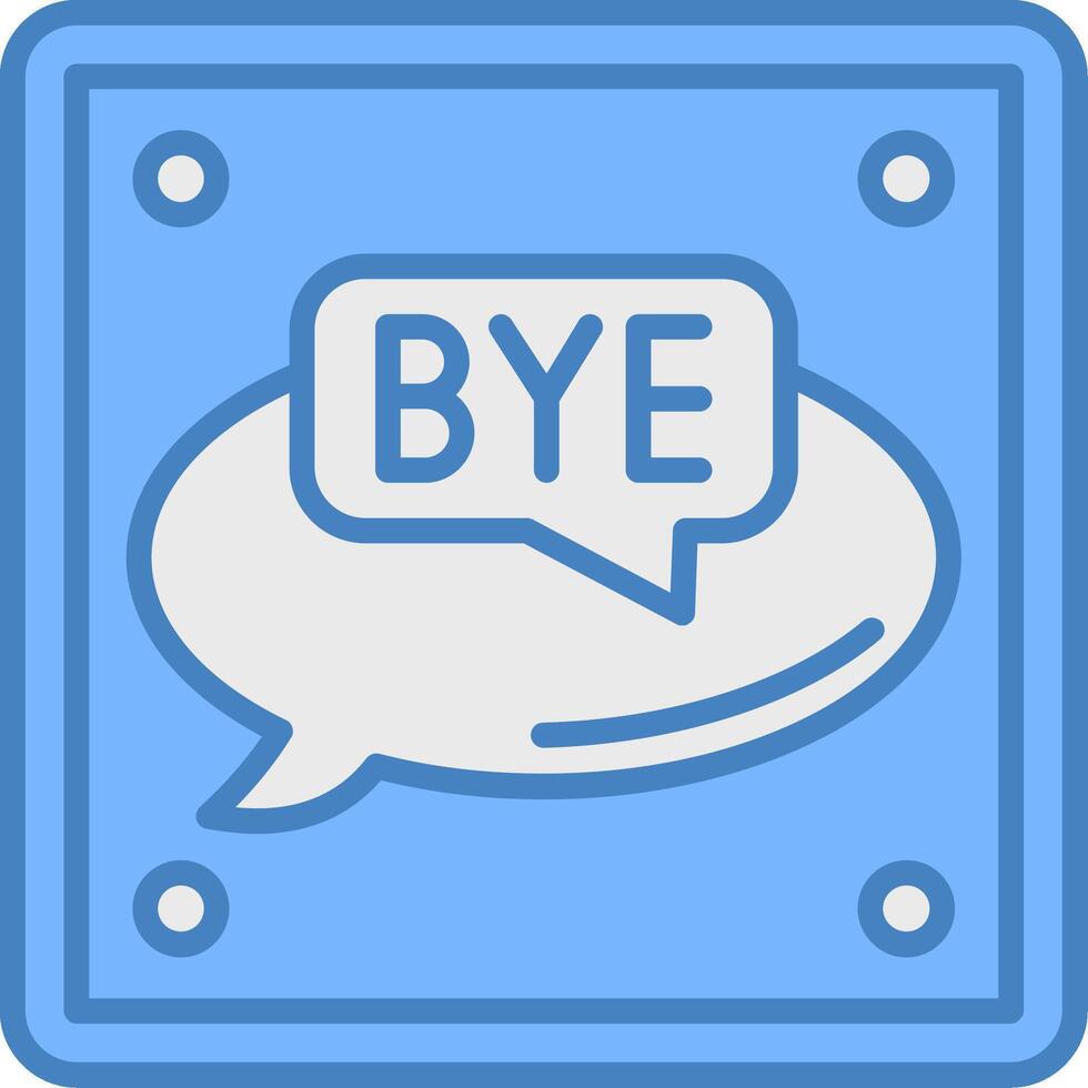 Bye Trendy Design Stamp vector
