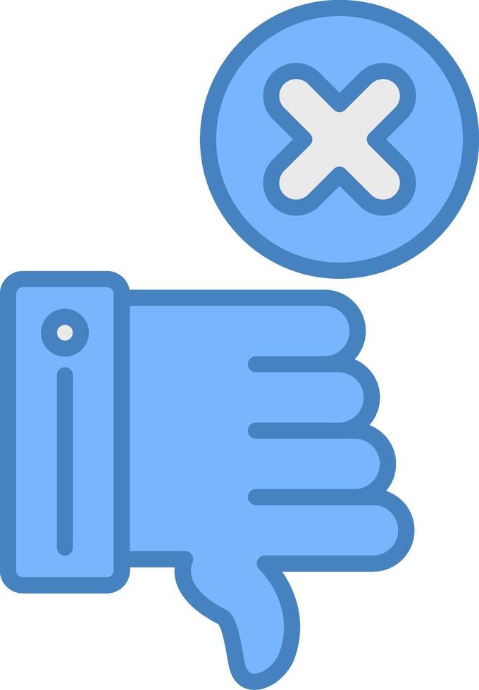 Dislike Digital Sketch Object vector