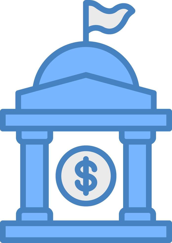 Government Building Creative Design Token vector