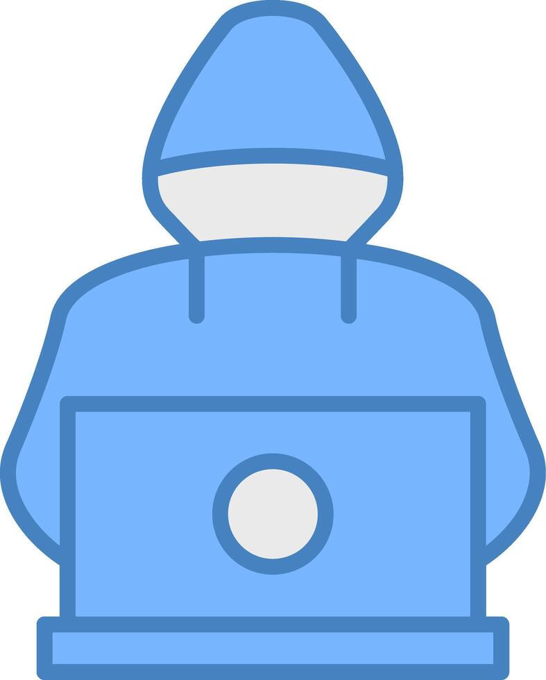 Hacker Color Block Symbol vector