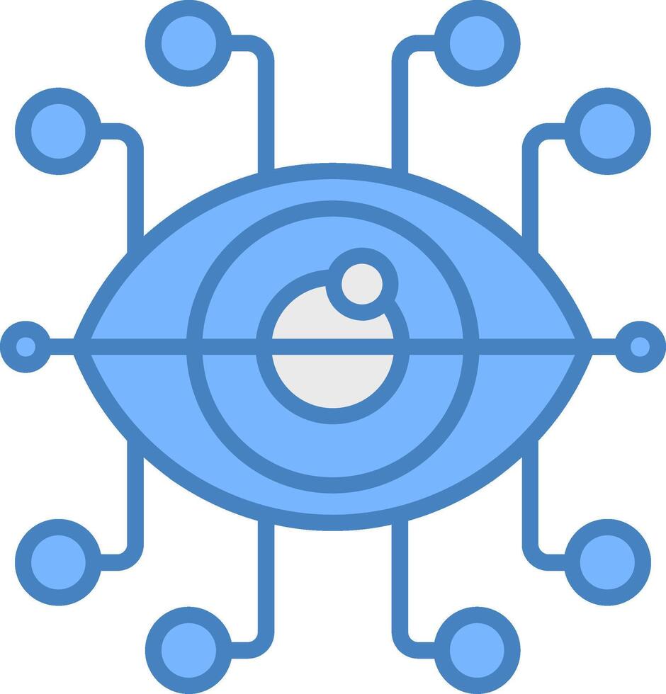 Iris Recognition Light Mode Badge vector