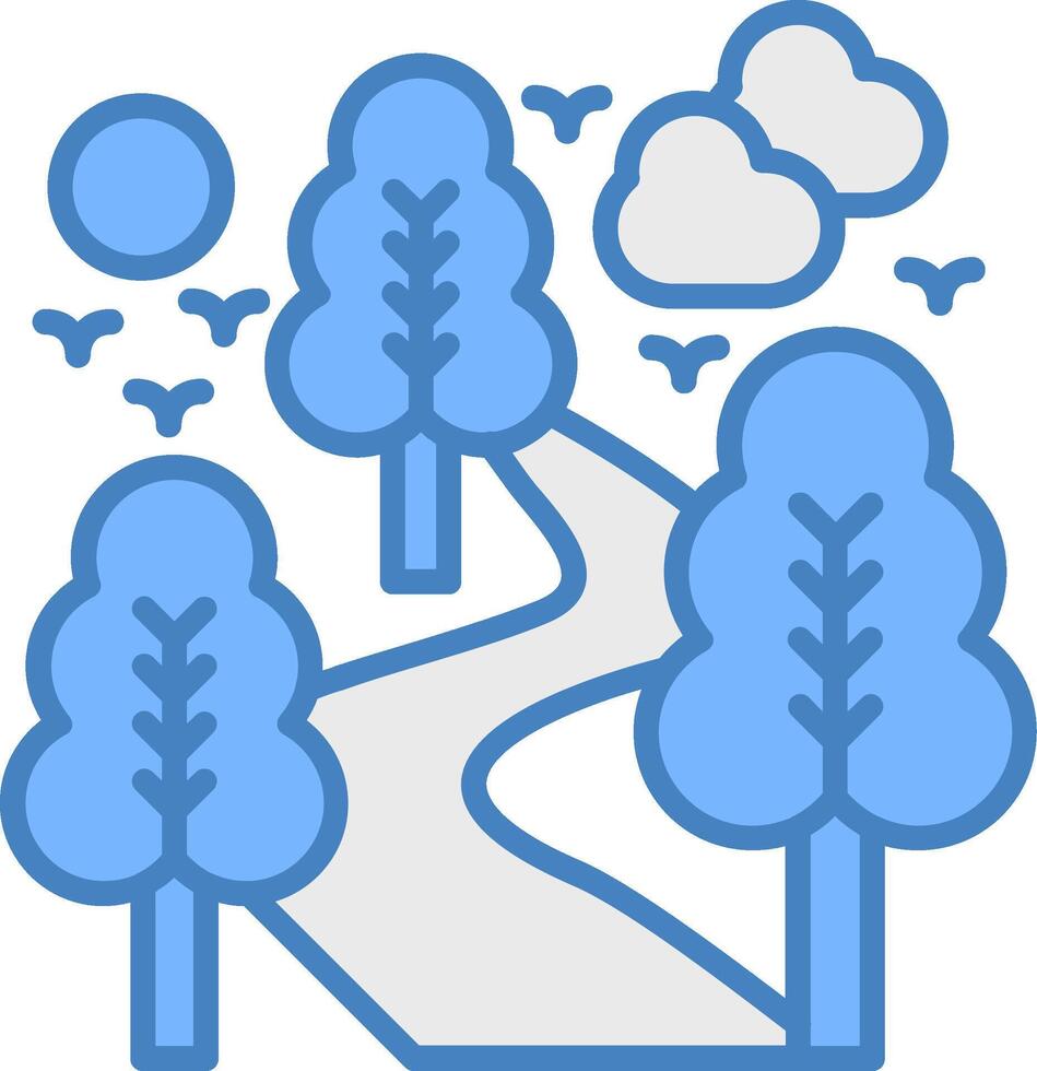 Forest Seamless Interface Block vector