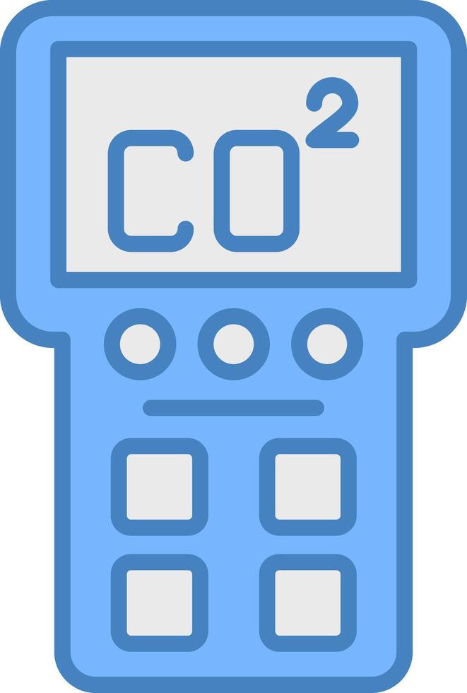 Gas Detector Modern Visual Asset vector