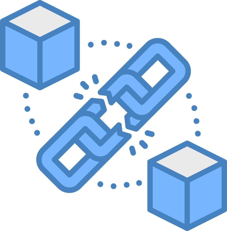 Blockchain Trendy Design Stamp vector