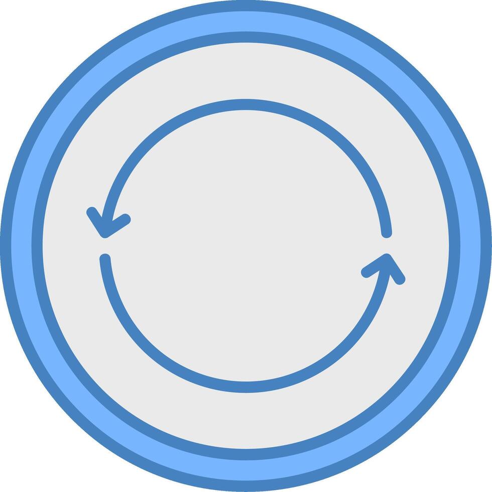 Circular Arrow Seamless Interface Block vector
