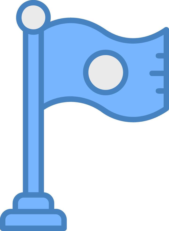 Flag Pastel Design Token vector