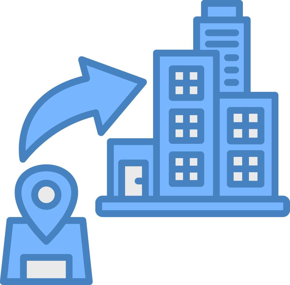 Land Compact Icon Fragment vector