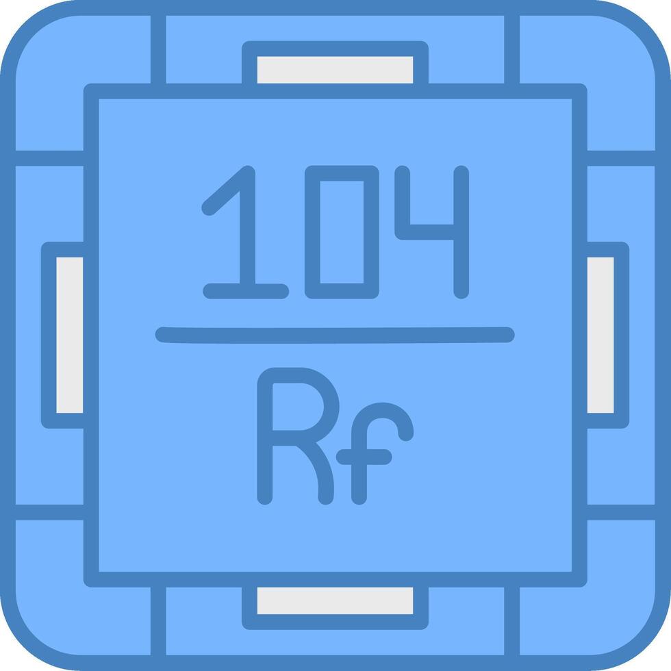 Rutherfordium Fresh UX Shape vector