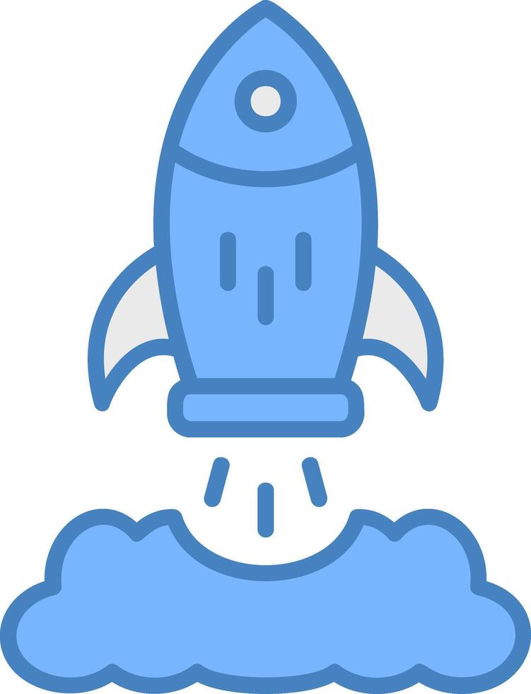 Launch Geometric Icon Piece vector