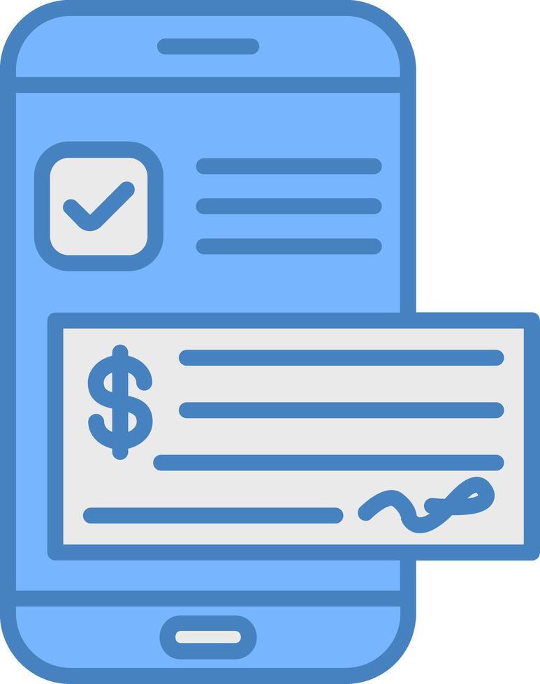 Paycheck Detailed Line Drawing vector