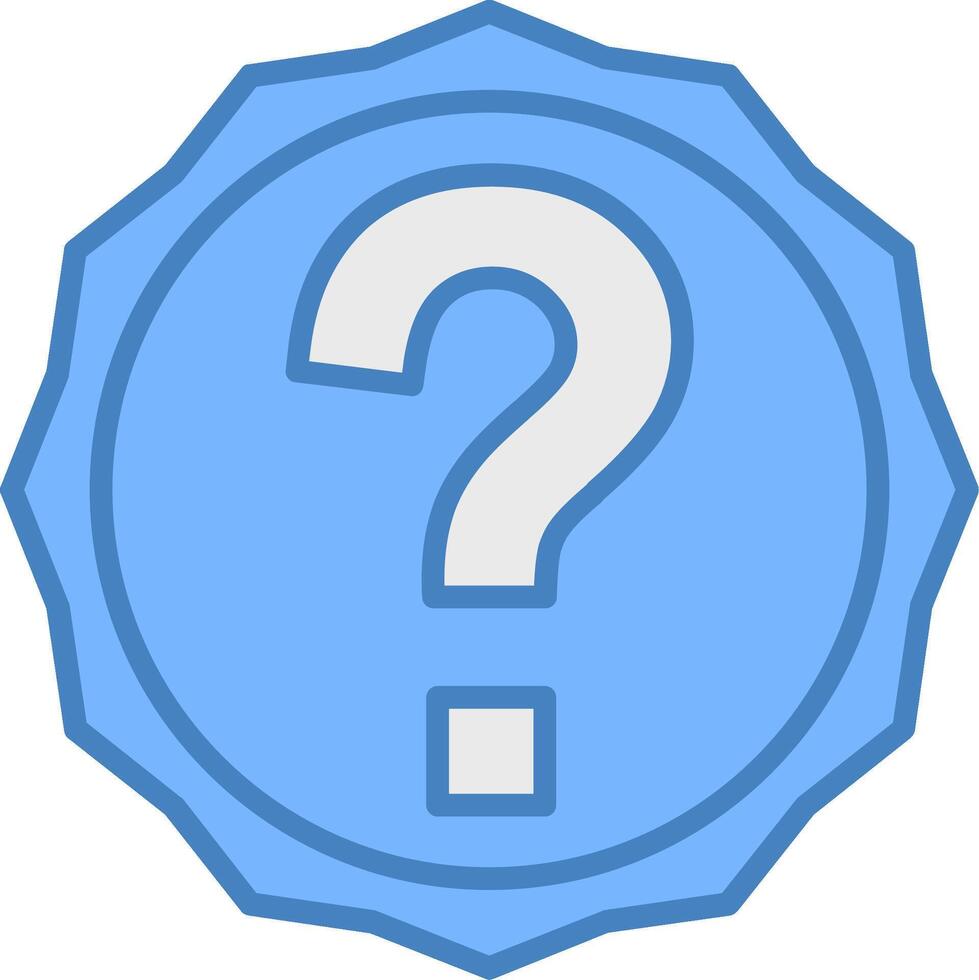 Question Digital Core Piece vector