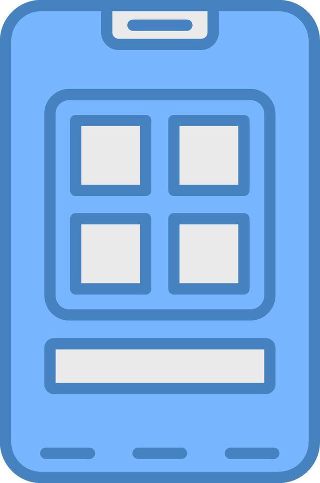 Smartphone Simple Visual Module vector