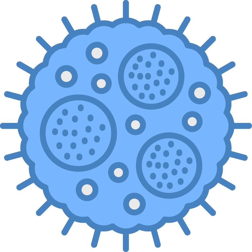 Virus Vibrant Web Token vector