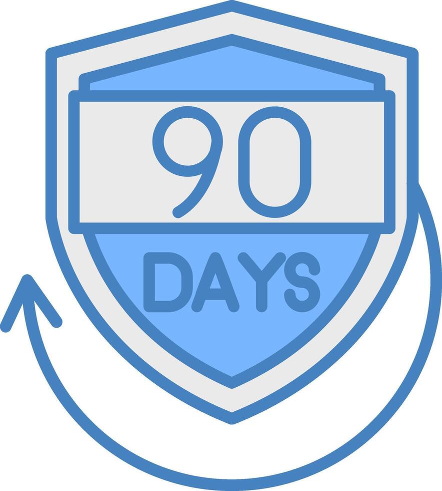 90 Days Next-Gen App Graphic vector