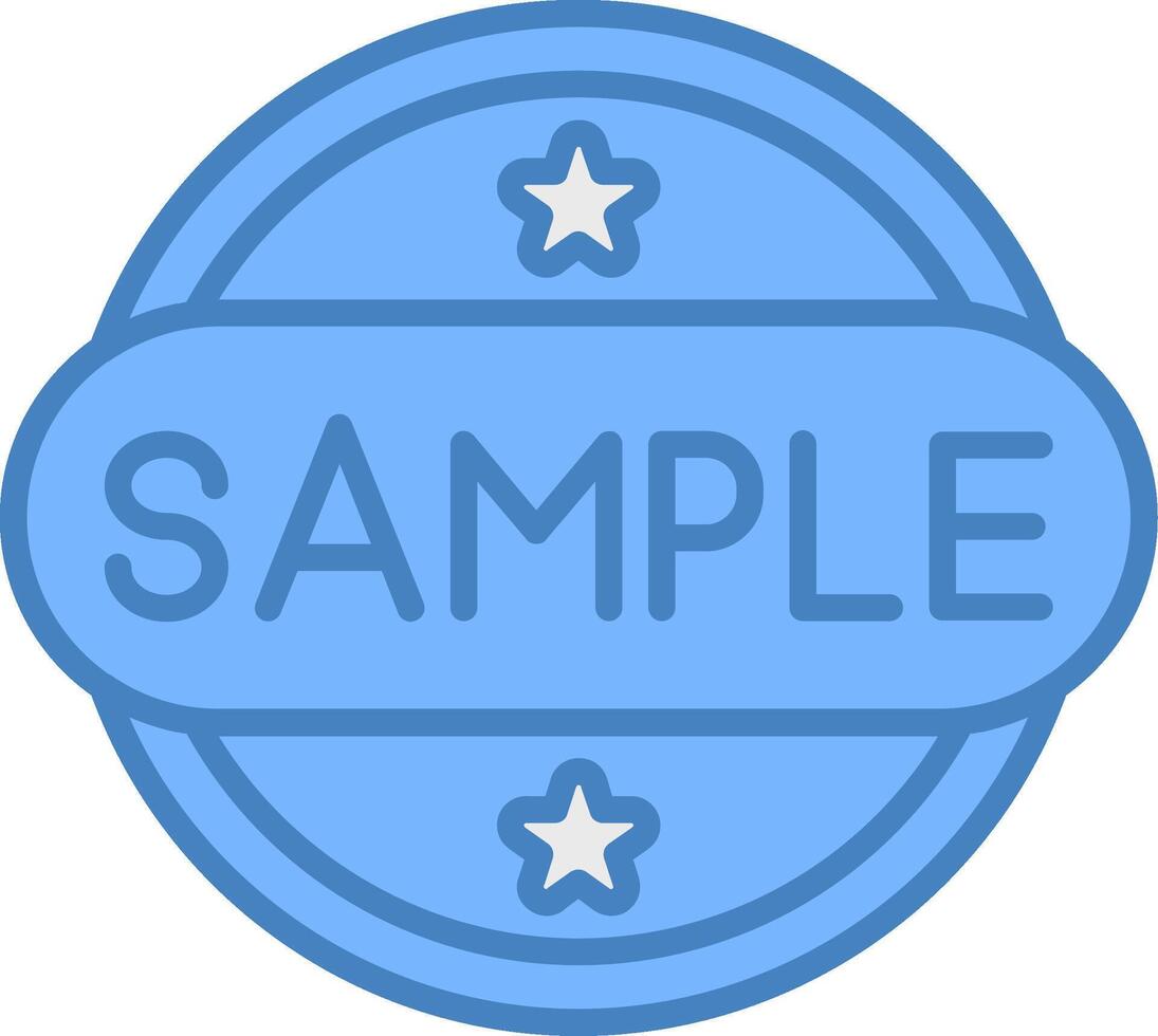 Sample Tech Badge Concept vector