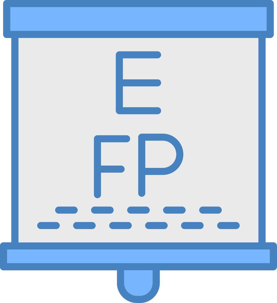 Eye Test User Interface Mark vector