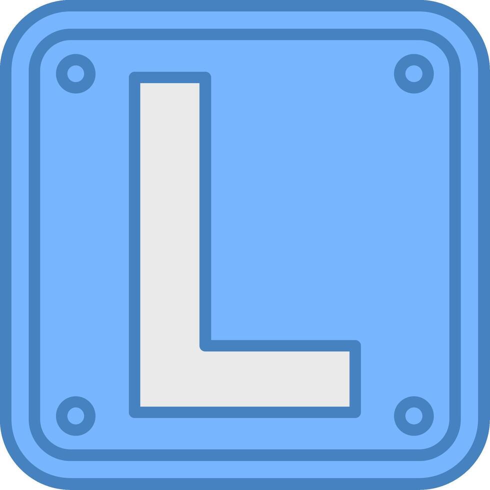 Letter L Efficient UX Token vector