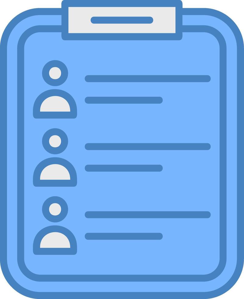Shortlist Geometric Icon Piece vector