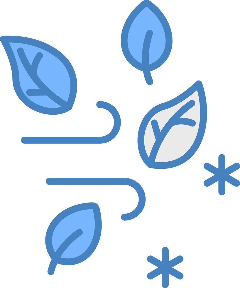 Wind Flat Design Token vector