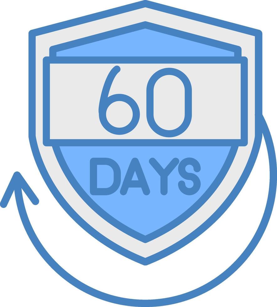 60 Days User Interface Mark vector