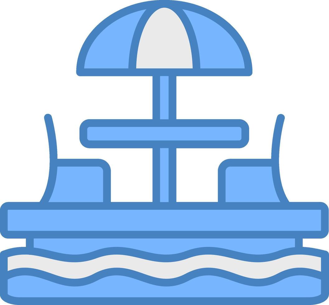 Beach Chair High-Tech UX Unit vector