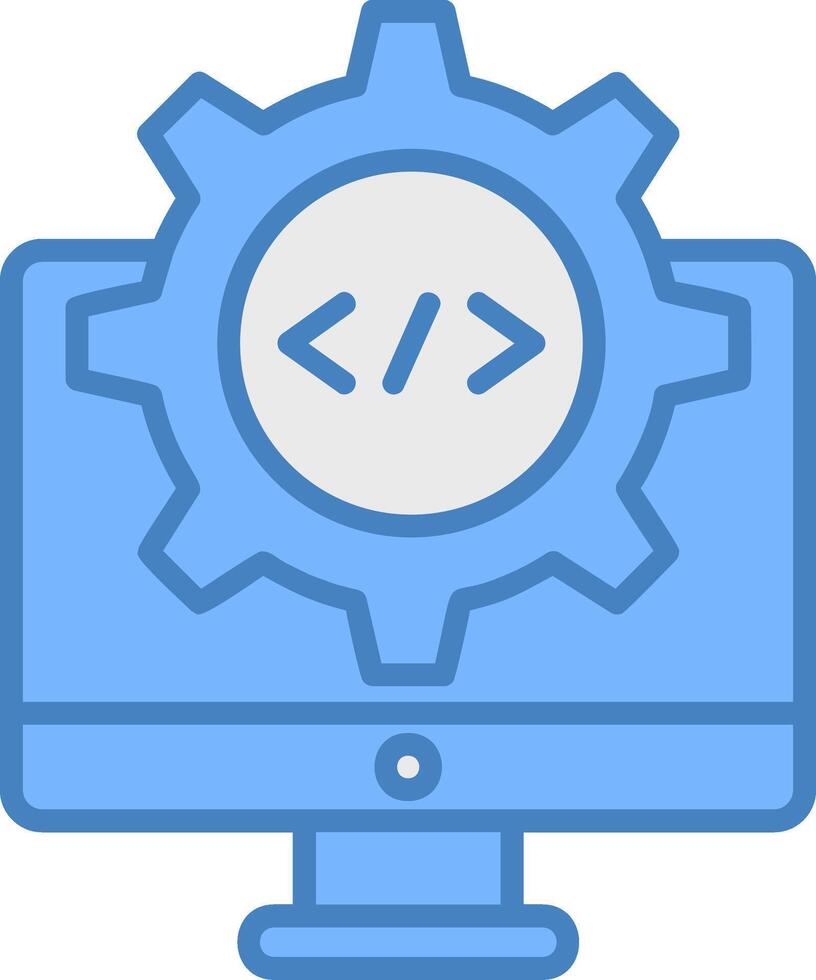 Developing Color Block Symbol vector