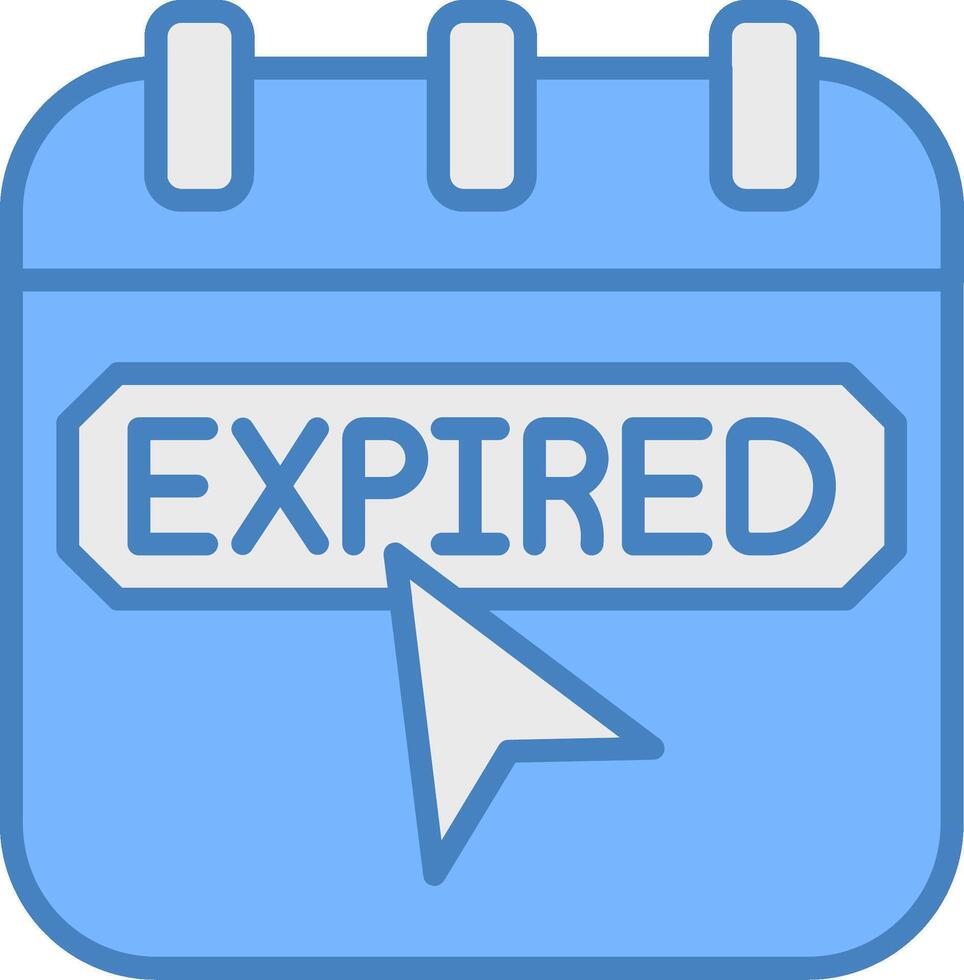 Expired Digital Sketch Object vector