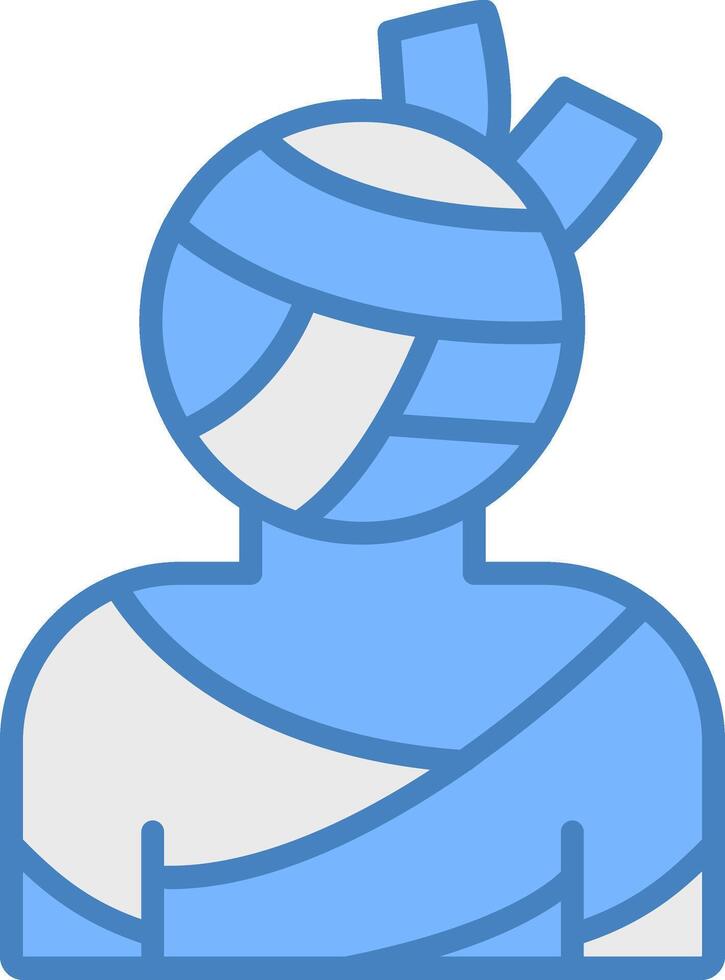 Mummy Soft Tone Object vector