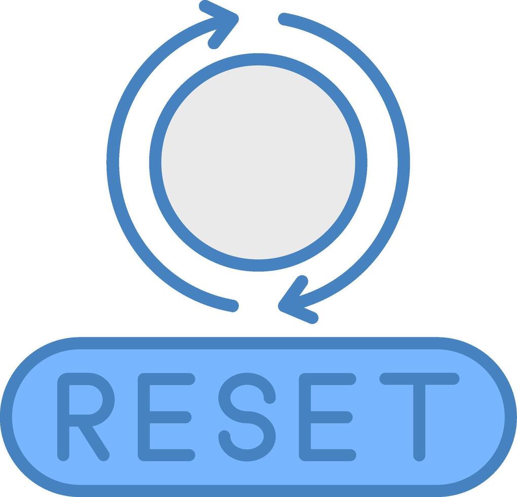 Reset Smooth Web Graphic vector
