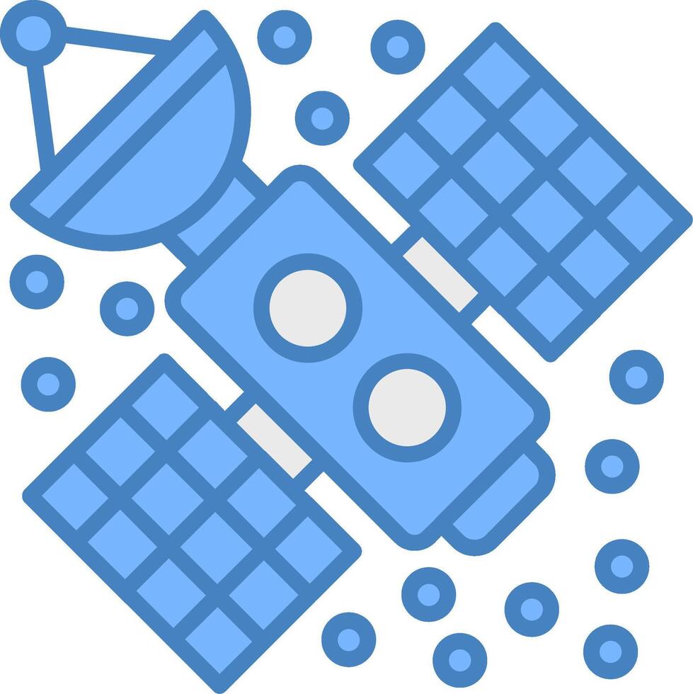 Satellite Dish Unified Visual Component vector