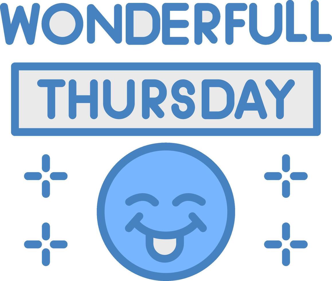 Thursday Digital Sketch Object vector