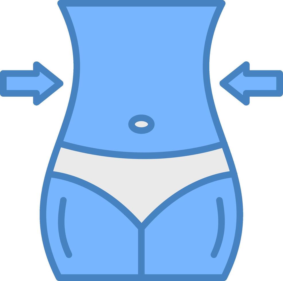 Waist Expressive Design Asset vector